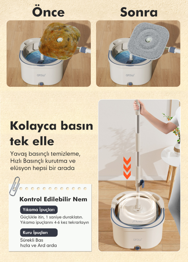 Master Clean Mop Set - 8